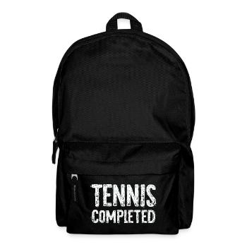 Chemise de tennis Sweat à capuche Tennis Terminé - Sac à dos - noir - Devant