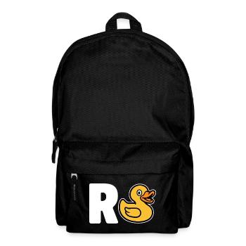 R Ente - Rente - Rucksack - Schwarz - Vorne