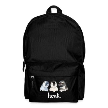 Funny chatter of penguins - Backpack - black - Front