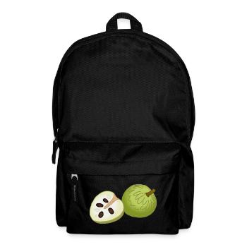 Puddingapfel-Scheibe Pop-Art - Rucksack - Schwarz - Vorne