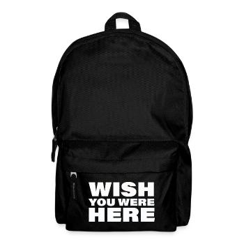 WISH YOU WERE HERE - Rucksack - Schwarz - Vorne