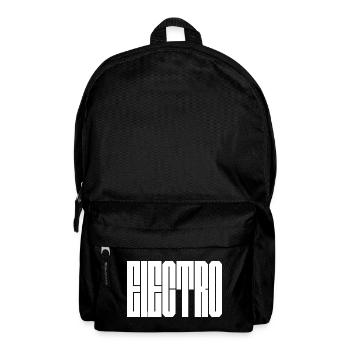 Glyphes verticaux monochromes - Sac à dos - noir - Devant