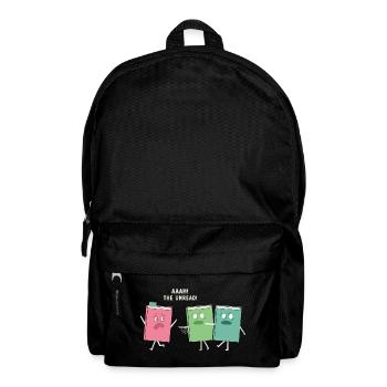 Reader Bookaholic Love Books Lesezeichen – Lustiges Buch - Rucksack - Schwarz - Vorne