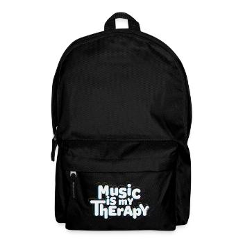 La musique est ma thérapie - Sac à dos - noir - Devant