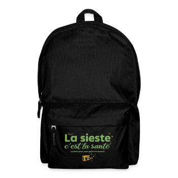 La sieste c’est la santé surtout pour ceux à coté - Sac à dos - noir - Devant