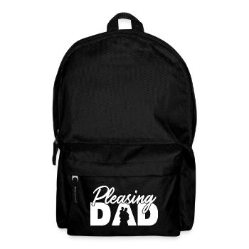 Pleasing Aesthetic Typography Minimalist Slogan - Backpack - black - Front