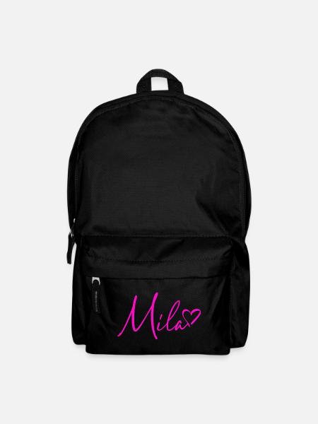 Mila Signature Neon Pink - Backpack - black