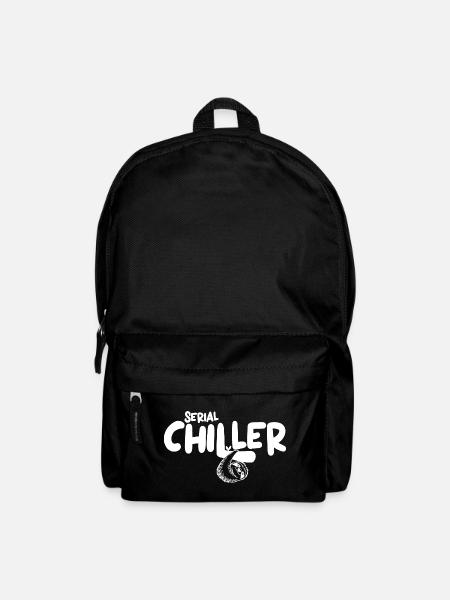 Süßes Lazy Vibes Tee – Geschenk Idee Serialchiller - Rucksack - Schwarz