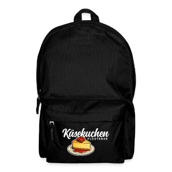 Käsekuchen Flüsterer - Rucksack - Schwarz - Vorne
