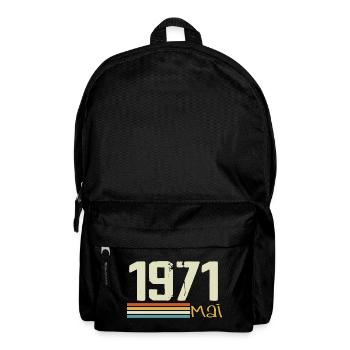 Mai 1971 - Sac à dos - noir - Devant