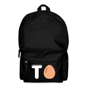T'Oeuf = Teuf Tenue Tekno Tribe Acid Tenue soirée - Sac à dos - noir - Devant