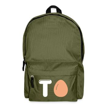 T'Oeuf = Party Outfit Tekno Tribe Acid Evening Outfit - Backpack - olive green - Front
