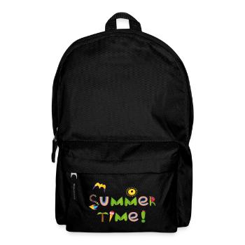 Daylight saving time - Backpack - black - Front