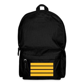 Kapitän zur See - Rucksack - Schwarz - Vorne