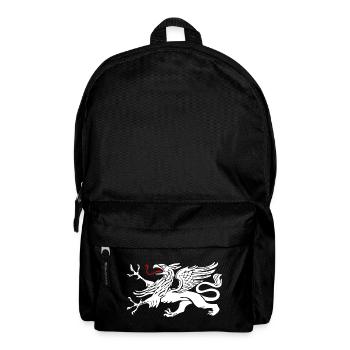 Rostock griffin in white with red tongue - Backpack - black - Front