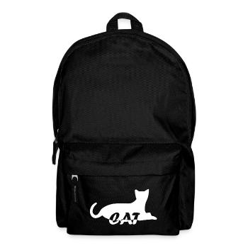 chat chat chat chat chat chatte minette chatte chatte minette - Sac à dos - noir - Devant