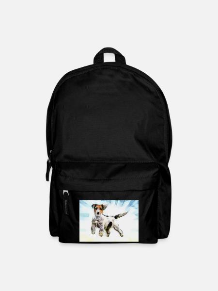 Dog, Dog, Terrier - Backpack - black