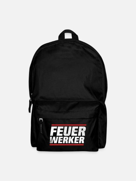 feuerwerk shirt für feuerwerker - Rucksack - Schwarz