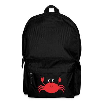 Krabbe Rot - Rucksack - Schwarz - Vorne