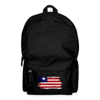 Liberia vintage flag - Backpack - black - Front