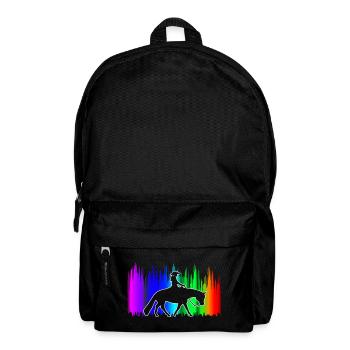 Westernreiten Westernreiter Pferdeliebhaber - Rucksack - Schwarz - Vorne