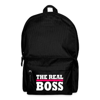 The real boss - Rucksack - Schwarz - Vorne