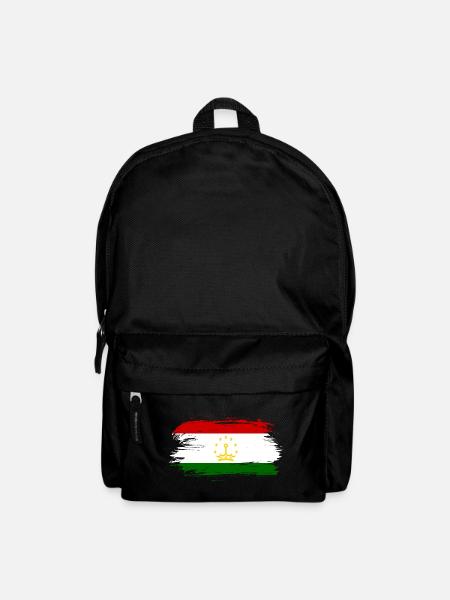 Tadschikistan Flagge - Rucksack - Schwarz