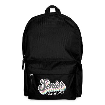 Senior Class Of 2023 Retro Graduation Party Geschenk - Rucksack - Schwarz - Vorne
