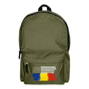 Flag Brush Fusion - Backpack - olive green - Front