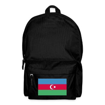 Azerbaijan flag Bayrak - Backpack - black - Front