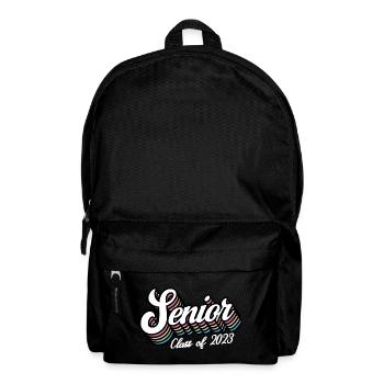 Senior Class Of 2023 Retro Graduation Party Geschenk - Rucksack - Schwarz - Vorne