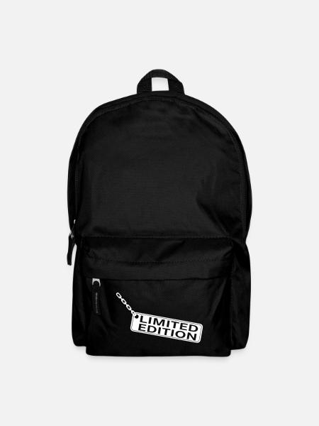 Limited Edition Design Schild Style - Rucksack - Schwarz