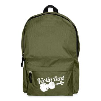 Violinist Father - Backpack - olive green - Front