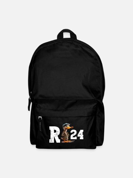 Rente 2024 Ente Rentner Rentnerin Ruhestand Lustig - Rucksack - Schwarz
