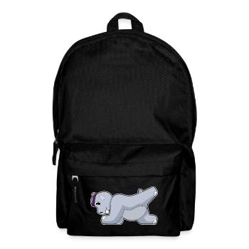 Hippopotames Entraînement des abdominaux Bodybuilding - Sac à dos - noir - Devant