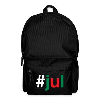 JUL Christmas Hashtag - Rucksack - Schwarz - Vorne