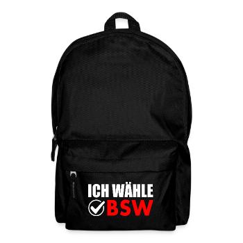 ich wähle bsw - Rucksack - Schwarz - Vorne