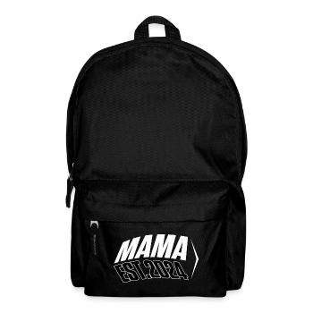 MAMA Shirt Est.2024 - Rucksack - Schwarz - Vorne
