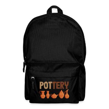 Ceramic Lovers Stylish Pottery Art - Backpack - black - Front