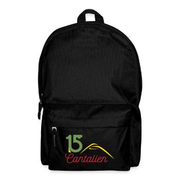 Logo 15 Cantalien  - Sac à dos - noir - Devant