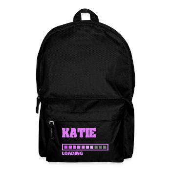 Katie als Baby - Rucksack - Schwarz - Vorne