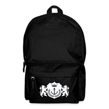 Armoiries de l’ancre royale - Sac à dos - noir - Devant