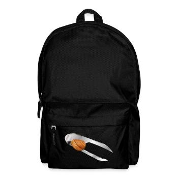 Noyer dans un casse-noisette – motif classique de Noël - Sac à dos - noir - Devant