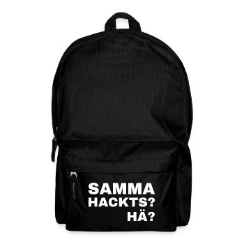 samma hacks hä - Backpack - black - Front