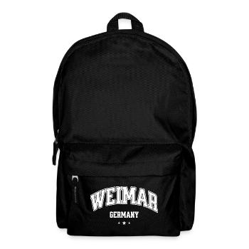 Weimar Germany – Retro College Design - Backpack - black - Front