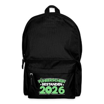 Driving License 2026 Driving Test Driving License Test - Backpack - black - Front