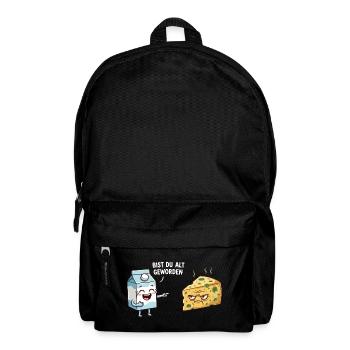 Bist du alt geworden Milch Käse Humor Geburtstag - Rucksack - Schwarz - Vorne