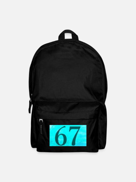 67_Blue - Backpack - black