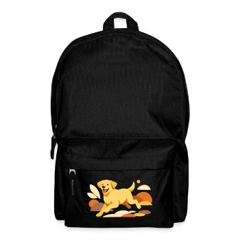 Happy Labrador Dog Illustration für Hundeliebhaber - Rucksack - Schwarz - Vorne