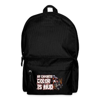 Meine Lieblingsfarbe Ist Schlamm - Rucksack - Schwarz - Vorne